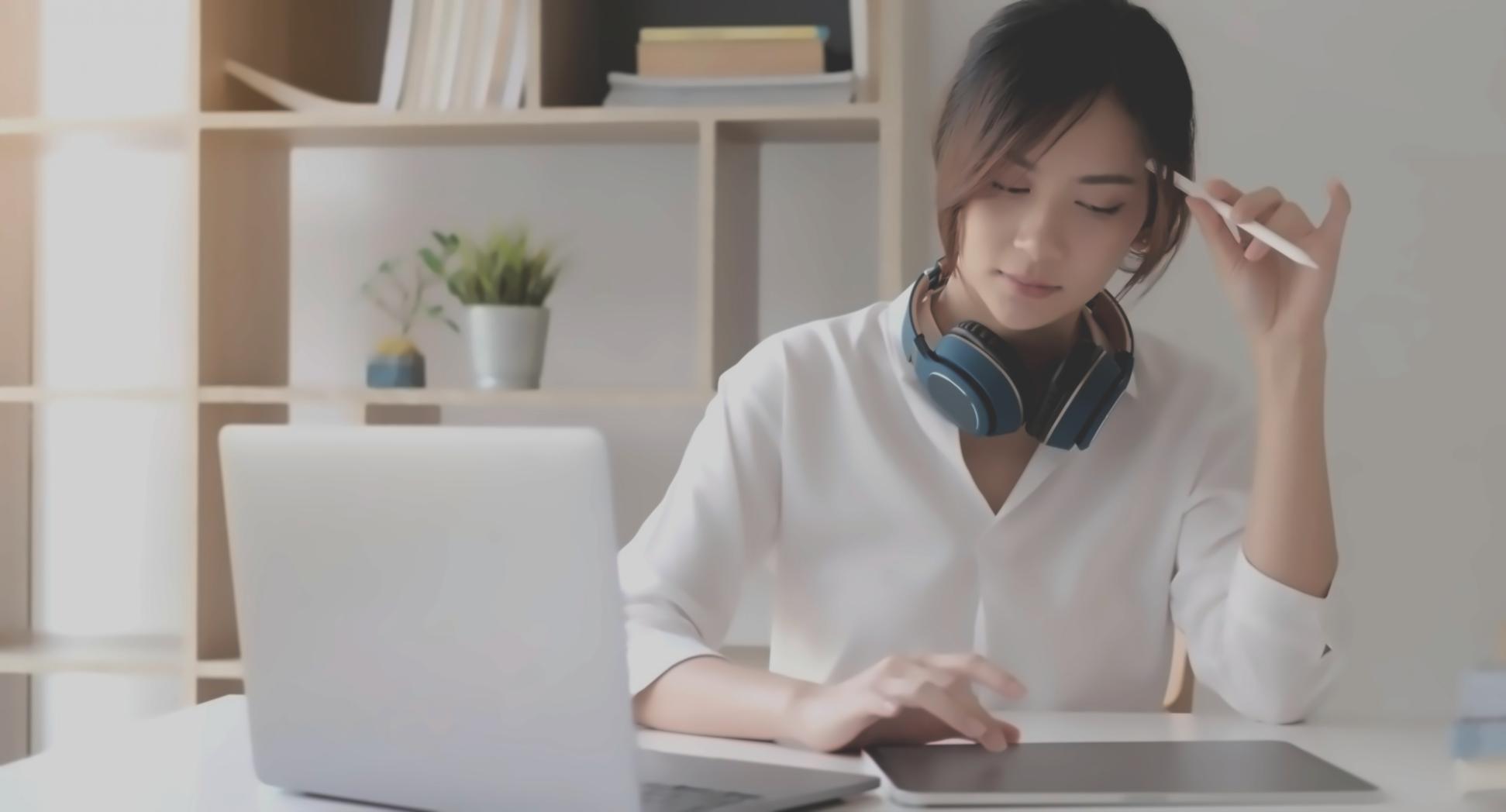 Budget planning workspace with financial documents and analysis tools